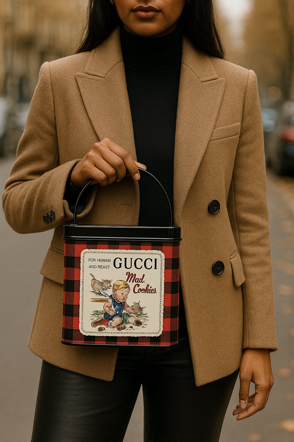 Rare Gucci Cookie Tin Box Handbag