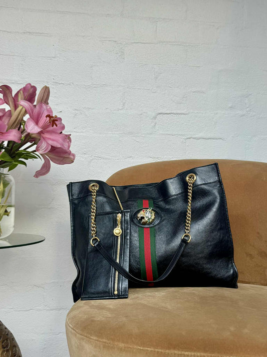 Gucci Rajah Tote with Chain Handle