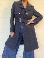 Sandro Paris Navy/Black Coat