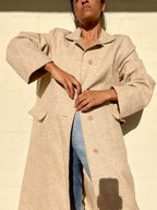 Vintage Wool Trench Coat