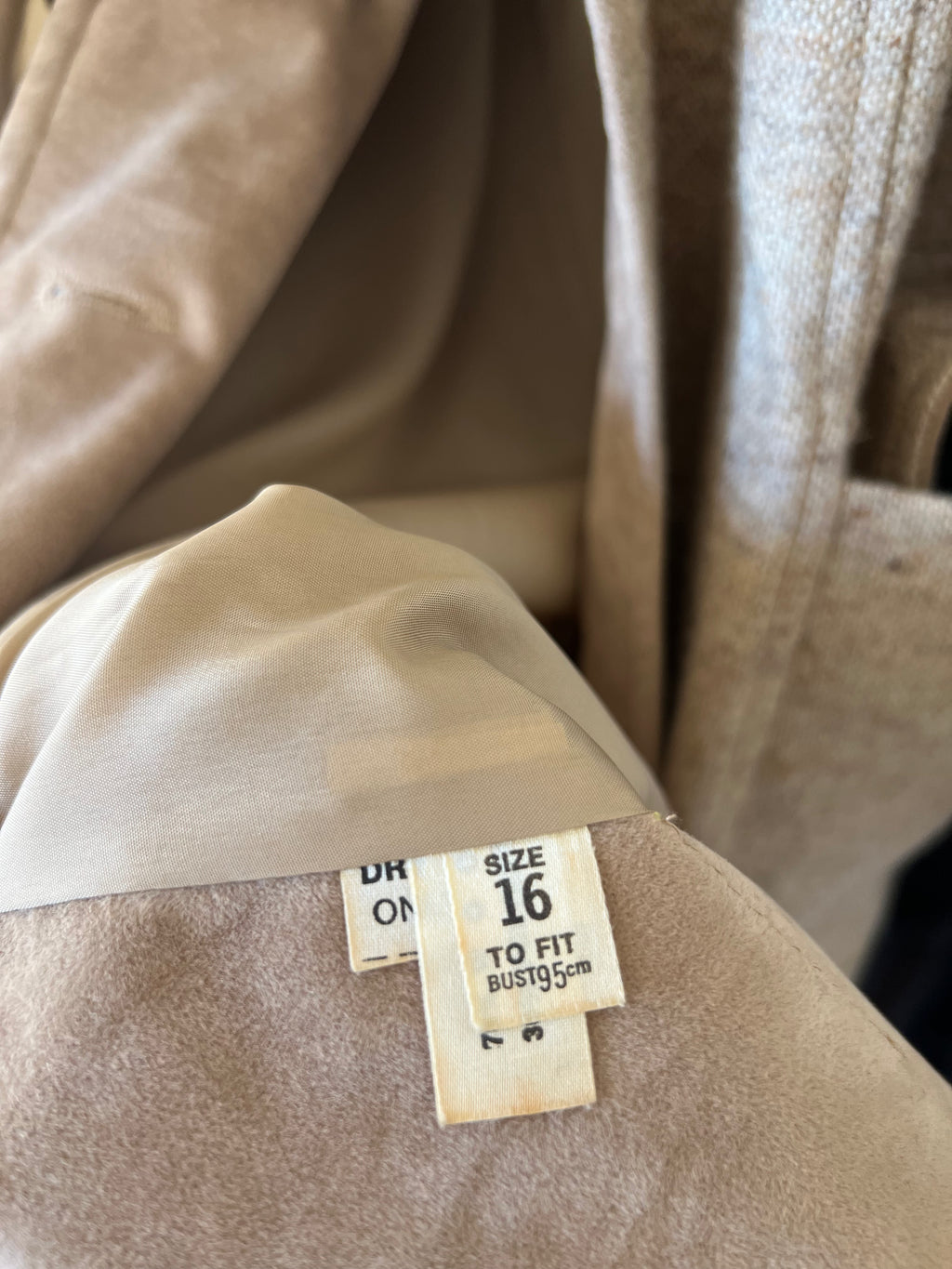 Vintage Wool Trench Coat