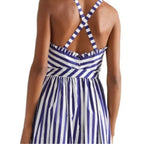 J.Crew Striped Maxi Dress