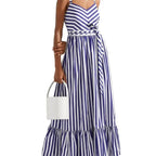 J.Crew Striped Maxi Dress