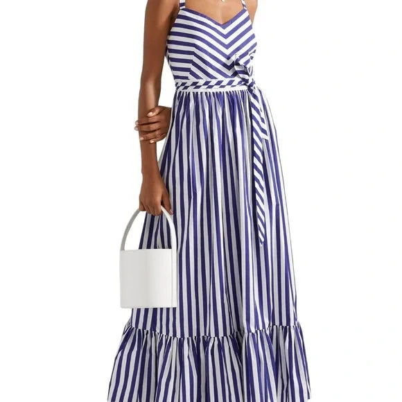J.Crew Striped Maxi Dress