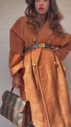 Vintage Fendi Pecan 2-Way Handbag