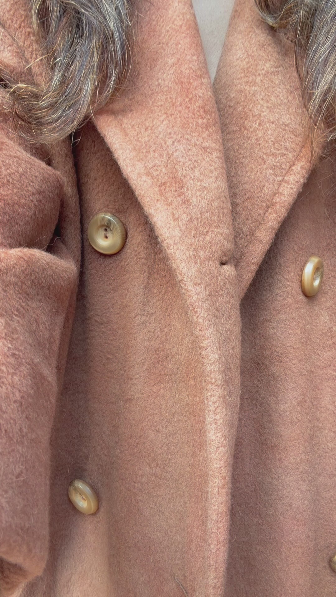Super Rare Vintage Christian Dior Camel Coat