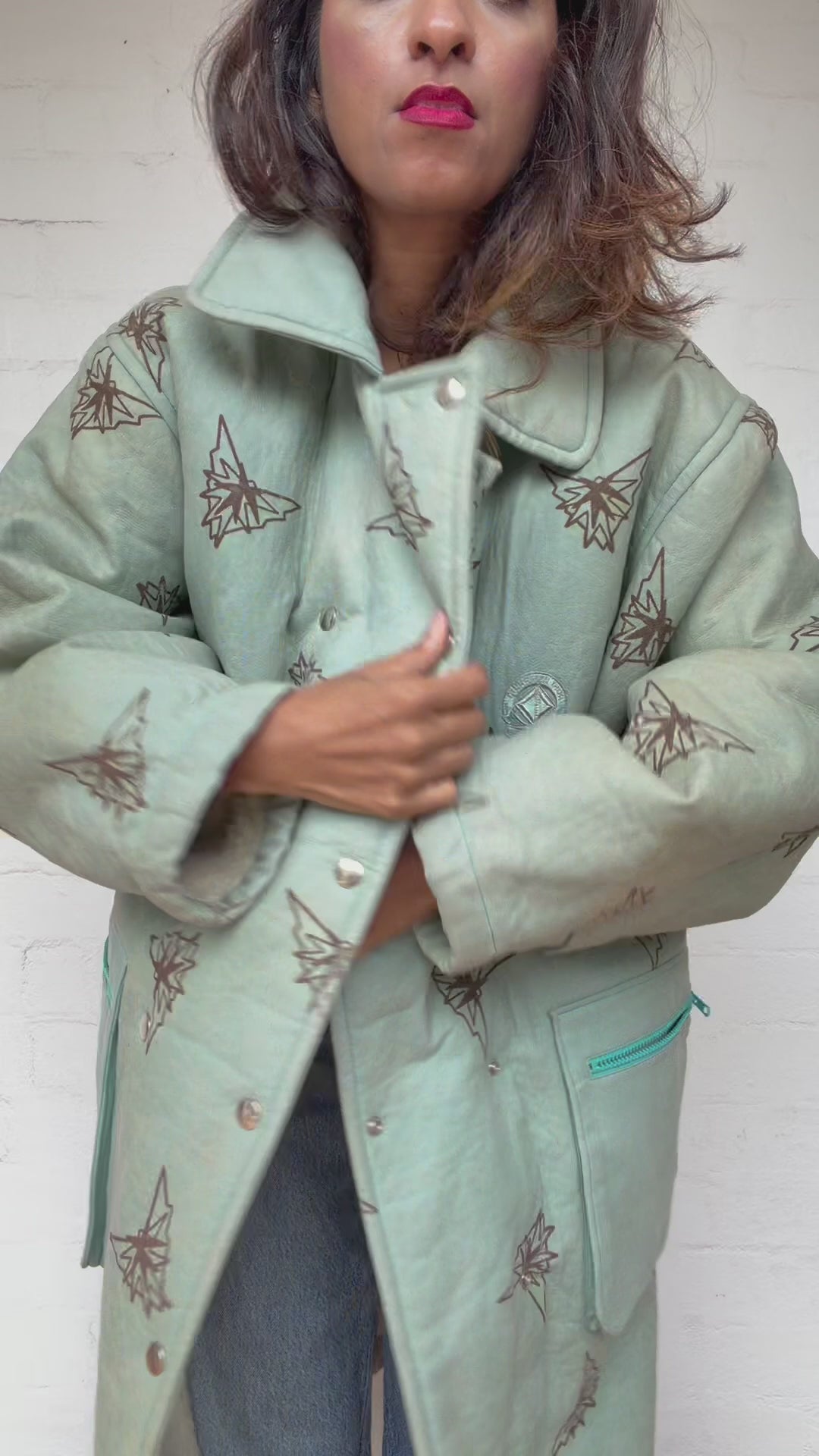 Vintage Christian Dior Shearling Coat
