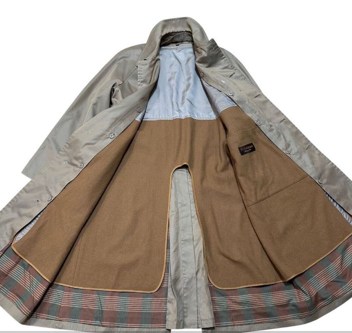 YSL Beige Trench Coat with Removable Lining