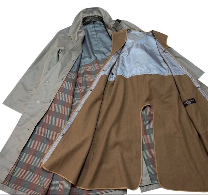 YSL Beige Trench Coat with Removable Lining