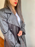 Vintage Black Escada Trench Coat