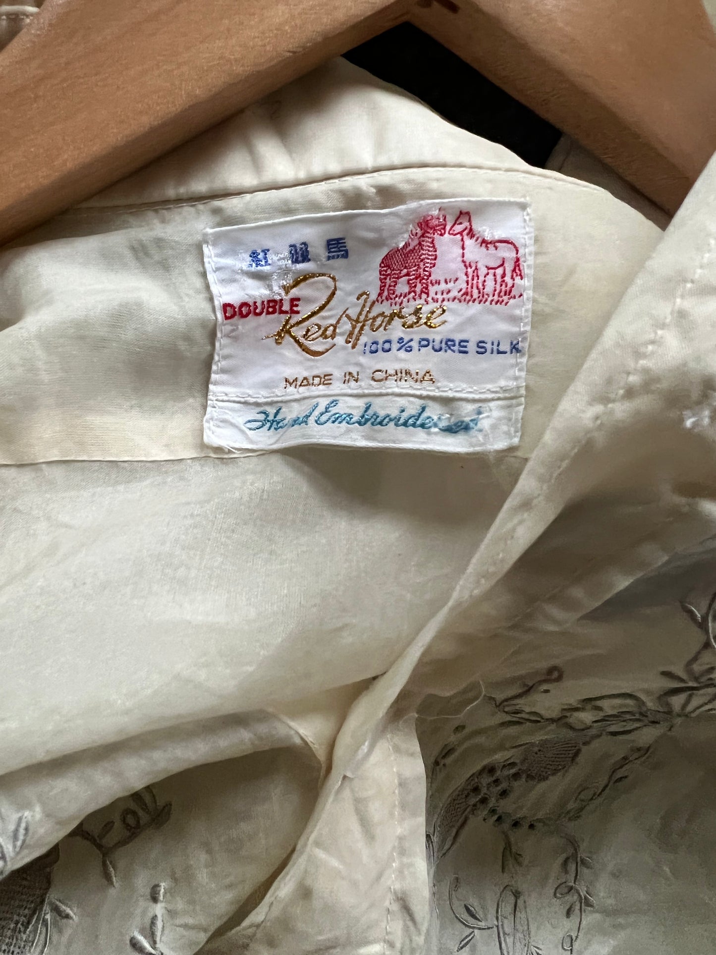 Vintage Hand Embroidered Shirt