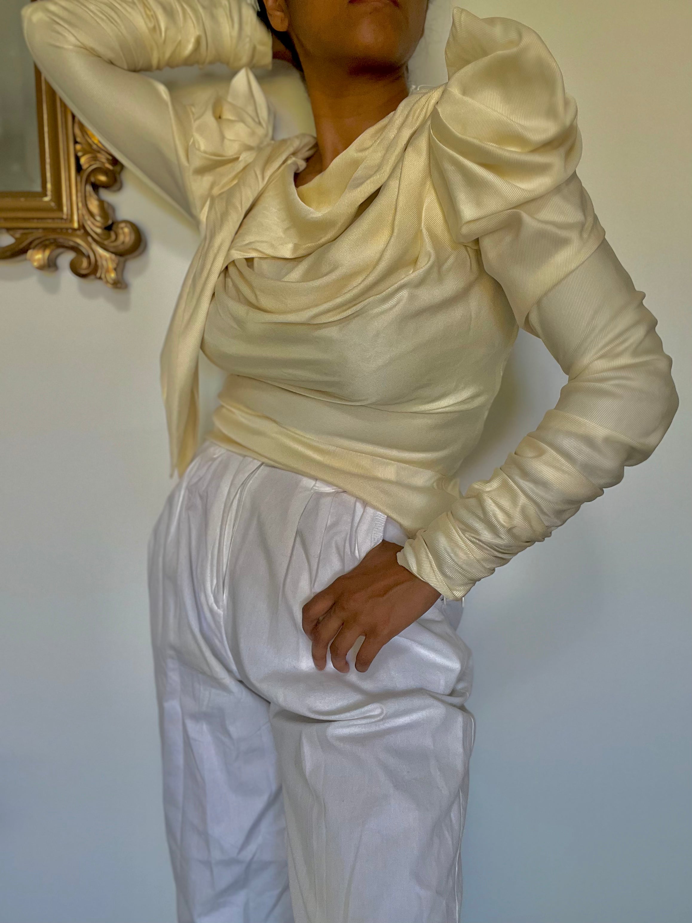 Zimmerman Scarf Bodice Silk Blouse