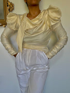 Zimmerman Scarf Bodice Silk Blouse