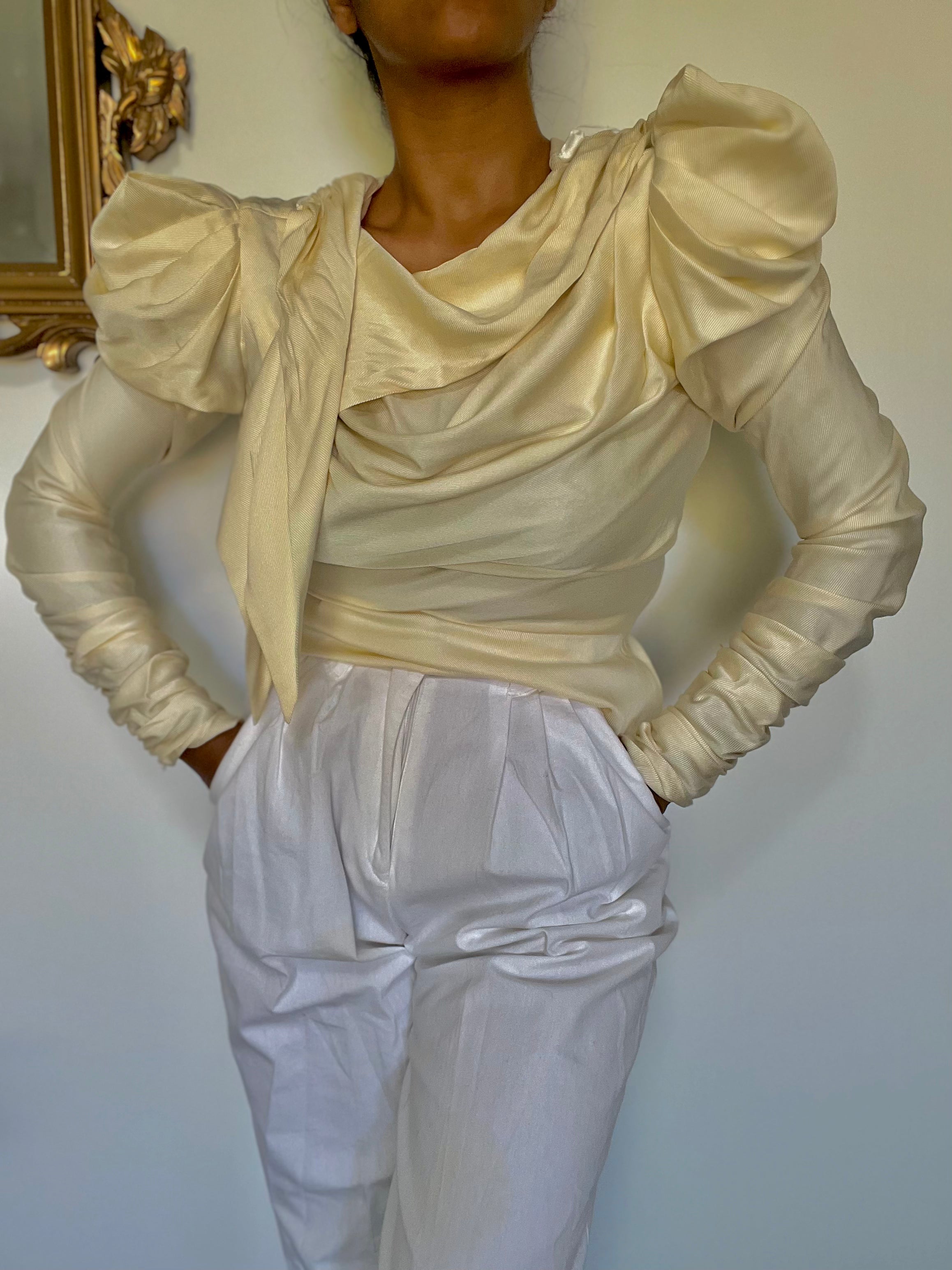 Zimmerman Scarf Bodice Silk Blouse