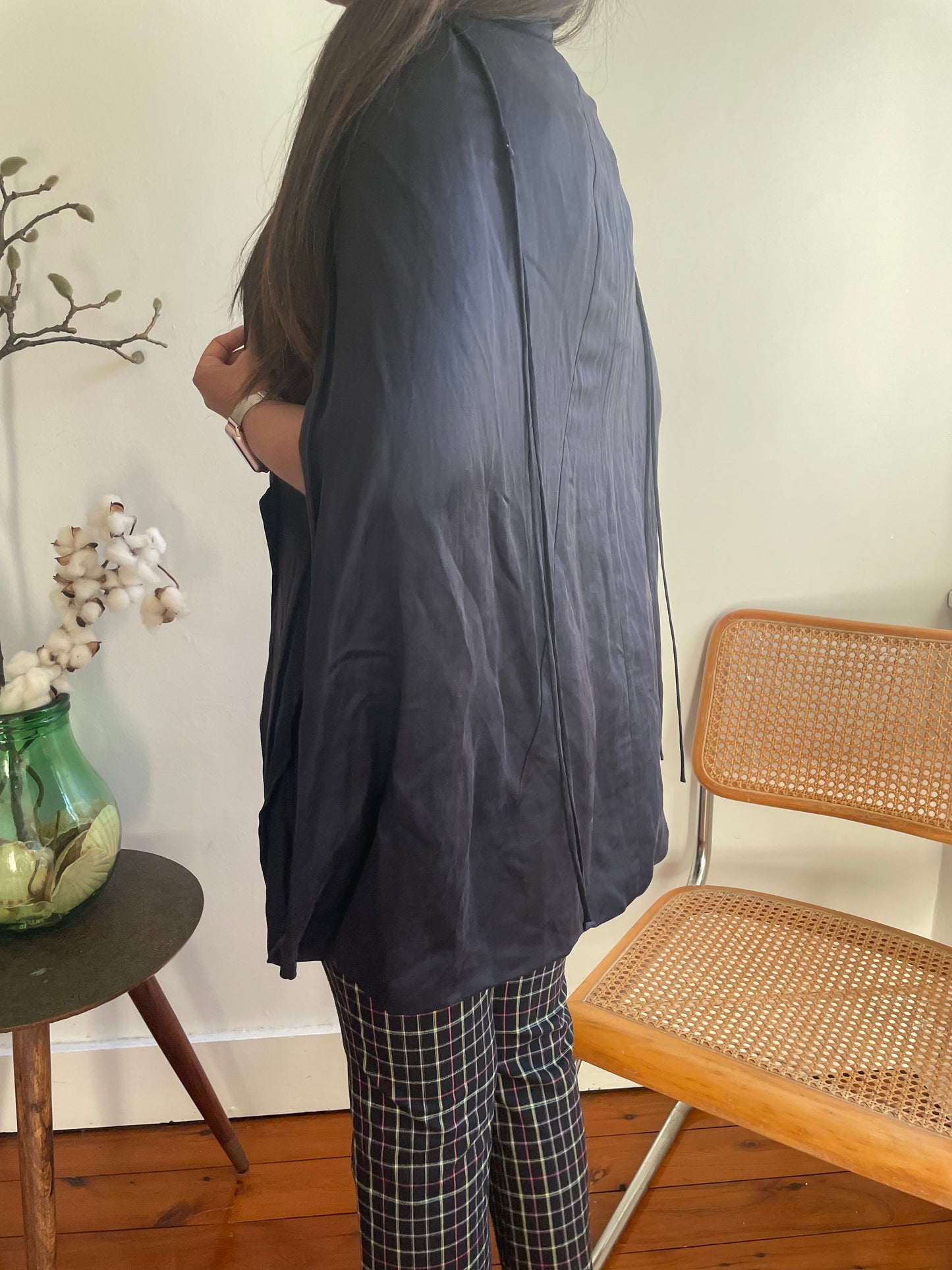 Kitx Linen Cape - Navy