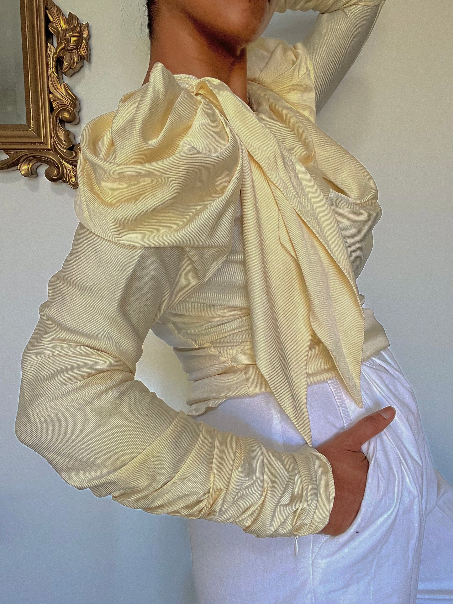 Zimmerman Scarf Bodice Silk Blouse