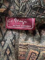 Vintage Tapestry Cropped Jacket