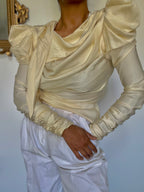 Zimmerman Scarf Bodice Silk Blouse